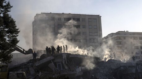 Erdbebenkatastrophe in der Türkei / © Petros Giannakouris/AP (dpa)