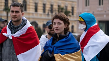 Solidaritätskundgebung in Georgien mit den Menschen in der Ukraine / © Murrr Photo (shutterstock)