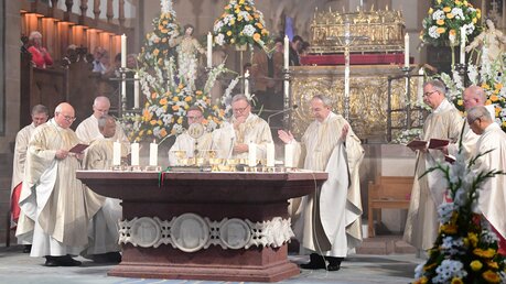 Pontifikalamt mit Bischof Bode zum Libori-Fest im Erzbistum Paderborn / © Nicolas Ottersbach (DR)