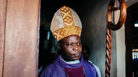 Kardinal Dieudonne Nzapalainga, Erzbischof von Bangui / © Jean-Matthieu Gautier (KNA)