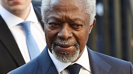 Kofi Annan, ehemaliger UN-Generalsekretär  / © Facundo Arrizabalaga (dpa)