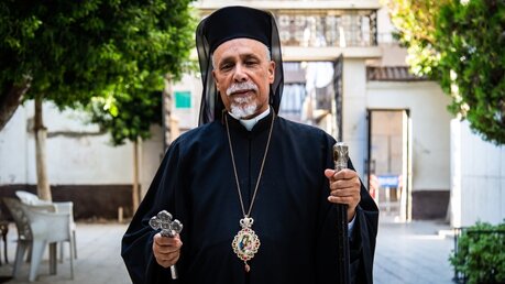 Kyrillos Kamal William Samaan, koptisch-katholischer Bischof von Assiut (Ägypten) / © Krogmann (KNA)