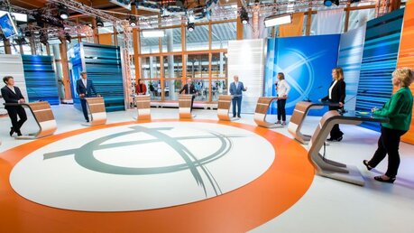 Landtagswahl Sachsen-Anhalt / © Svea Pietschmann/ZDF (dpa)