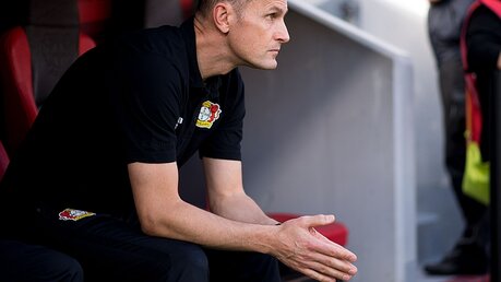 Leverkusens Trainer Heiko Herrlich  / © Marius Becker (dpa)