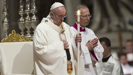 Papst Franziskus beendet das "Jahr der Orden" mit einer feierlichen Messe im Petersdom / © Giorgio Onorati (dpa)