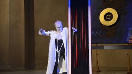 Pantomime Milan Sladek während der Performance (Erzbistum Köln)