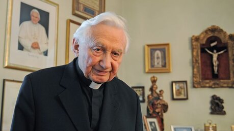 Papst-Bruder Georg Ratzinger / © Armin Weigel (dpa)