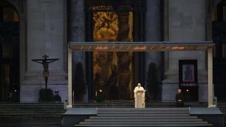 Papst Franziskus am Freitag (dpa)