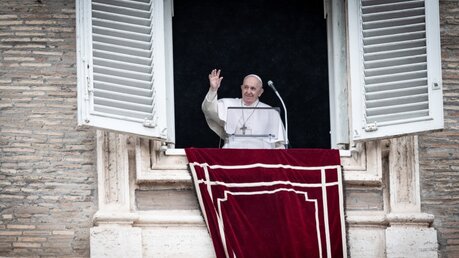 Papst Franziskus beim Angelus / © Cristian Gennari/Romano Siciliani (KNA)