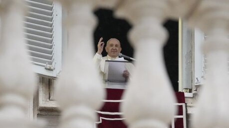 Papst Franziskus im Vatikan / © Andrew Medichini/AP (dpa)