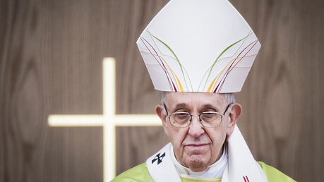 Papst Franziskus / © Danny Lawson (dpa)