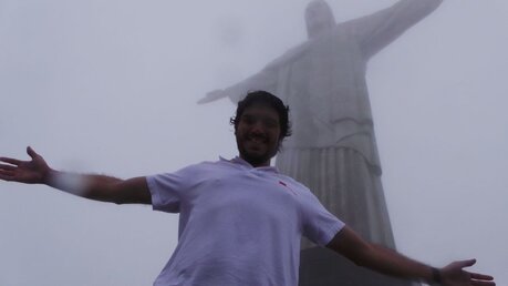 Pedro auf dem Corcovado (DR)