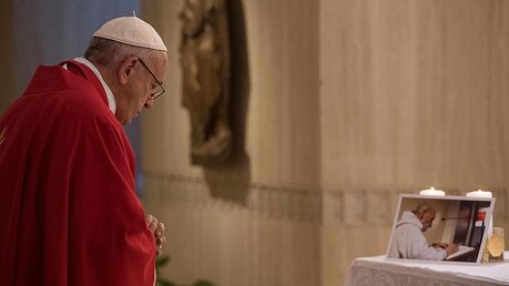 Papst gedenkt Jacques Hamel / © Osservatore Romano/Handout (dpa)