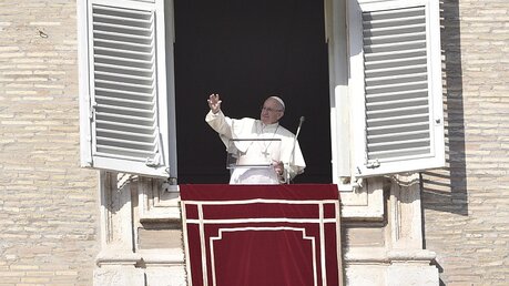 Angelus-Gebet mit Papst Franziskus / © Giorgio Onorati (dpa)