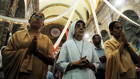 Gebet für verschleppten Priester / © Jagadeesh NV (dpa)