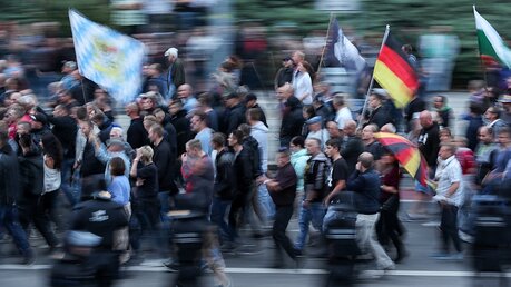 Rechte Demo in Chemnitz / © Jan Woitas (dpa)
