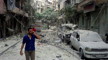 Zerstörung in Aleppo / © Sana Handout (dpa)