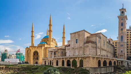 Sankt Georg und die Mohammed Al-Amin Moschee in Beirut / © Jensen Newman (shutterstock)