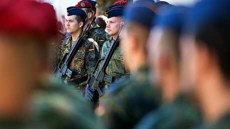Bundeswehrsoldaten / © Patrick Pleul (dpa)