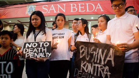 Studentenproteste gegen die Todesstrafe auf den Philippinen im Jahr 2017 / © at.rma (shutterstock)