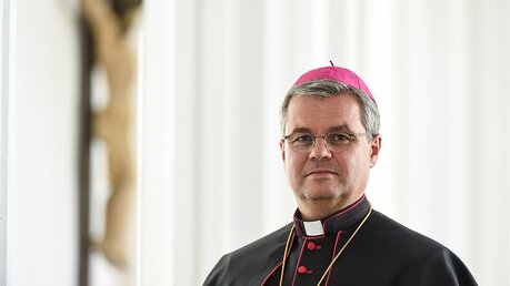 Der künftige Erzbischof von Paderborn Dr. Udo Markus Bentz / © Harald Oppitz (KNA)