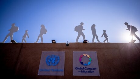 UN-Konferenz zum Migrationspakt in Marrakesch am 10. Dezember 2018. / © Michael Kappeler (dpa)