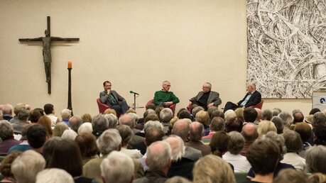 Veranstaltung in der Katholischen Akademie Bayern  / © Jörg Koch (KNA)