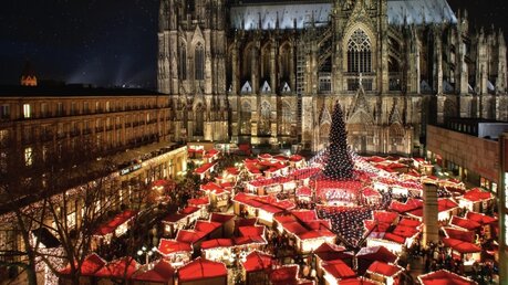 In diesem Jahr wird es keinen Weihnachtsmarkt am Kölner Dom geben / © picturetom (shutterstock)