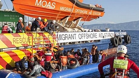 Moas-Rettungsaktion auf dem Mittelmeer / © Jason Florio (Moas.eu)