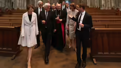 Bundespr&auml;sident Steinmeier im K&ouml;lner Dom / &copy; R.Boecker (Dombauh&uuml;tte K&ouml;ln)