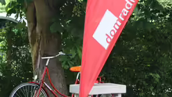 Zwei unserer Domradio-Fahrr&auml;der stehen den G&auml;sten zur Erkundung der Landesgartenschau zur Verf&uuml;gung / &copy; Andrea Imig (DR)