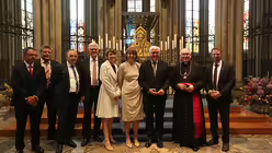 Bundespr&auml;sident Steinmeier im K&ouml;lner Dom / &copy; R.Boecker (Dombauh&uuml;tte K&ouml;ln)