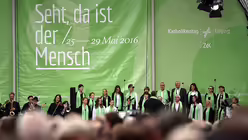 Eröffnungsfeier des Katholikentages / © Schmidt (dpa)