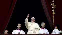 Papst Franziskus beim Segen "Urbi et Orbi" / © Romano Siciliano (KNA)