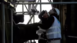 Vermessung des Kölner Doms / © Anke Westermann (Hochschule Fresenius)