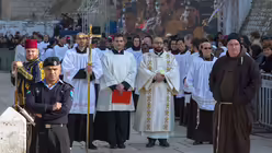 Ankunft des Apostolischen Administrators  / © Andrea Krogmann (KNA)