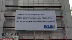 B&uuml;ndnisse in K&ouml;ln demonstrieren gegen "Hogesa"-Versammlung (DR)