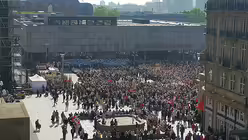 Roncalliplatz von oben (DR)