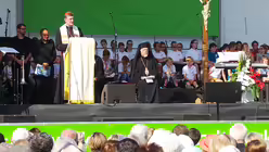 Kardinal Woelki beim Gottesdienst zur NRW-Feier  / &copy; Verena Tr&ouml;ster  (DR)
