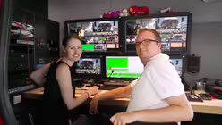 Auch ein Team von domradio.de ist dabei!  / &copy; Verena Tr&ouml;ster  (DR)