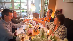 Privathaushalte als Unterkünfte / © Lino Mirgeler (dpa)