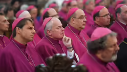 Mitglieder der Deutschen Bischofskonferenz in Fulda / &copy; Arne Dedert (dpa)