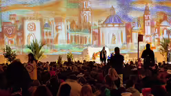  Abendgebet mit Bruder Alois und Kindern / &copy; Mercedes Herran (KNA)