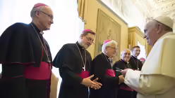 Deutsche Bischöfe beim Papst / © Osservatore Romano (KNA)