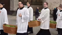 Am Palmsonntag wird des Einzugs Jesu in Jerusalem gedacht, der auch den Beginn seines Leidenswegs markiert / © Beatrice Tomasetti (DR)
