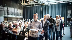 Anliegen werden vorgetragen und es wird diskutiert / © Christian Knieps (Erzbistum Köln)