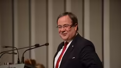 Armin Laschet spricht &uuml;ber "Das christliche Menschenbild als Orientierungspunkt politischen Handelns" / &copy; Beatrice Tomasetti (DR)