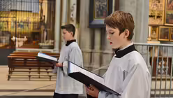 Auf dem Programm steht bei diesem feierlichen Anlass die Messe "Fidem cantemus" von Christian Matthias Hei&szlig;. / &copy; Beatrice Tomasetti (DR)