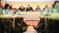 Auftakt der Beratungen der Synodalversammlung am 31. Januar 2020 im Dominikanerkloster in Frankfurt / © Harald Oppitz (KNA)