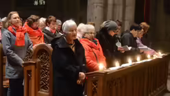 Aus dem gesamten Bistum sind die kfd-Frauen zum feierlichen Abschluss ihres Jubiläumsjahres gekommen / © Beatrice Tomasetti (DR)